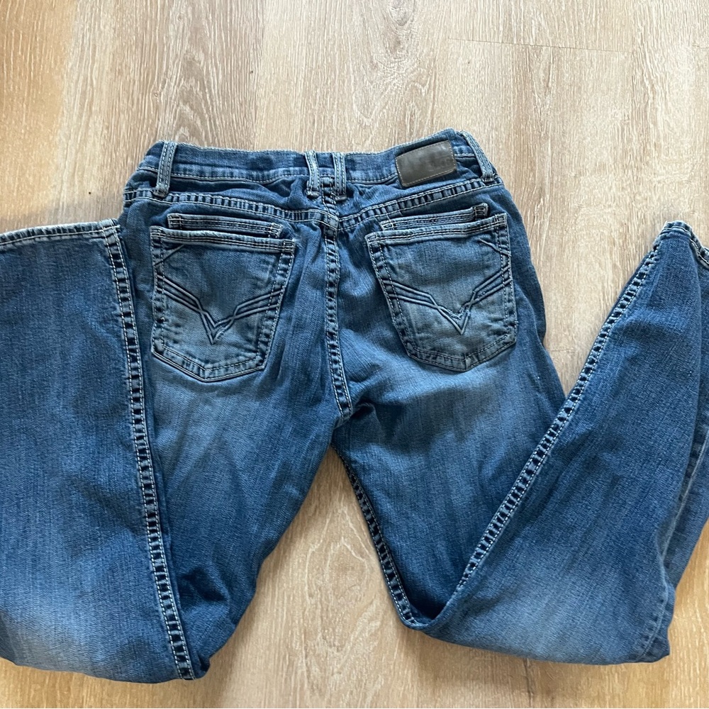 BKE Blue Slim Jeans with Natural Fading